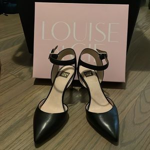 Louise et Cie Black Leather Heels